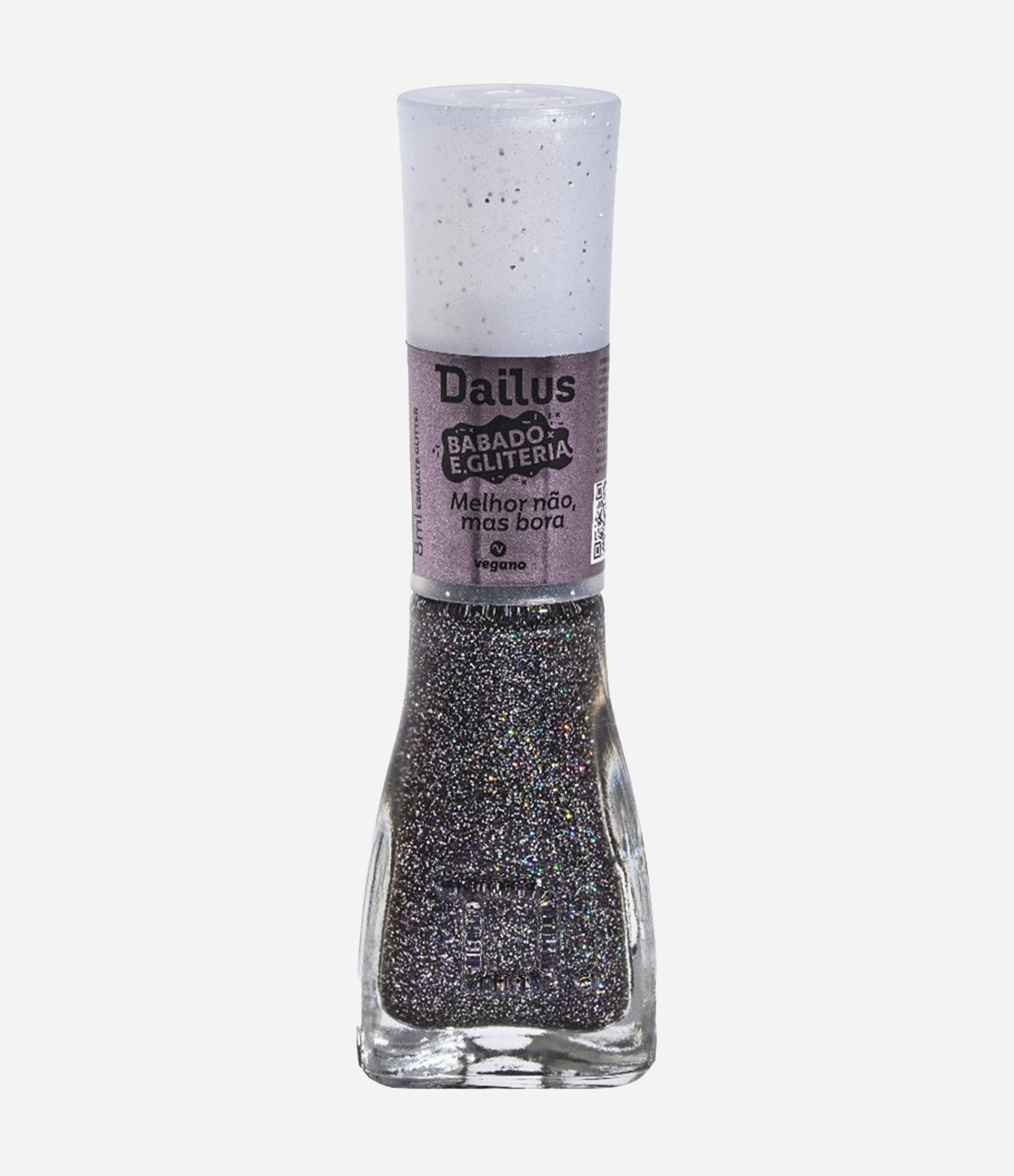 Esmalte Babado e Gliteria Dailus Melhor Não, Mas Bora 1