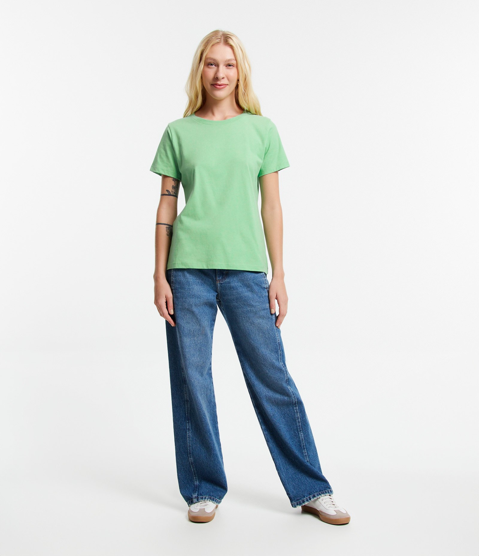 Camiseta Básica em Algodão com Manga Curta 2