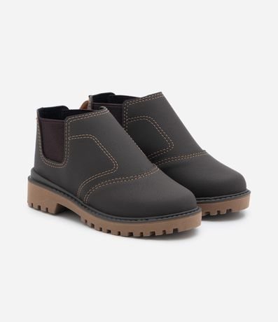 Bota Chelsea Infantil com Sola Tratoradinha - Tam 20 ao 26 Bota Chelsea Infantil com Sola Tratoradinha - Tam 20 ao 26