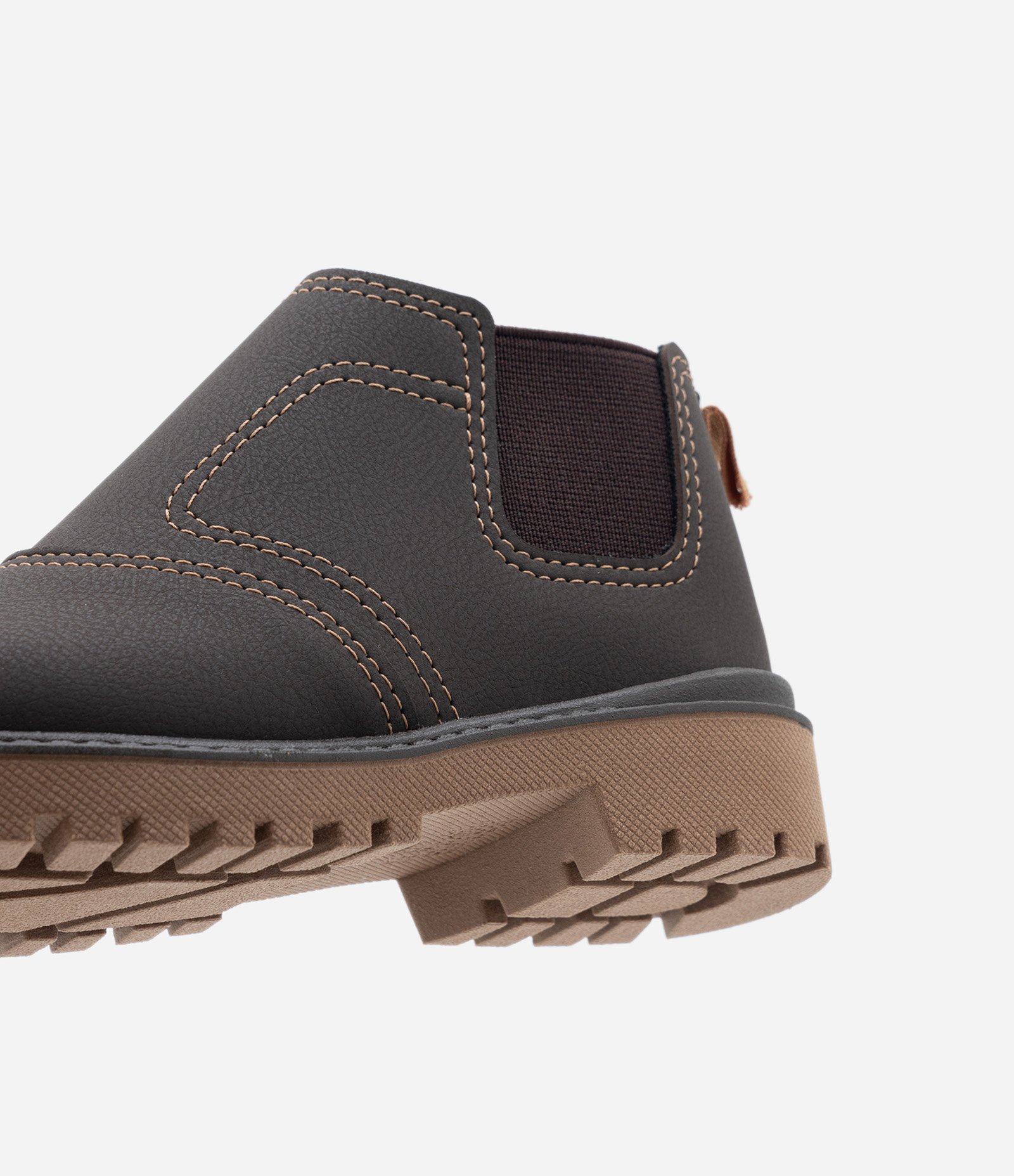 Bota Chelsea Infantil com Sola Tratoradinha - Tam 20 ao 26 Marrom 3