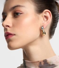 Brinco Ear Jacket com Formato de Gota