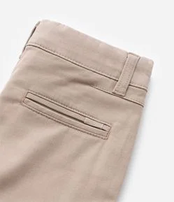 Bermuda Infantil com Bolso Faca e Barra Dobrada - Tam 1 a 5 Anos