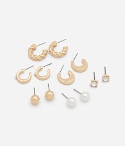 Kit 06 Brincos em Diferentes Formatos