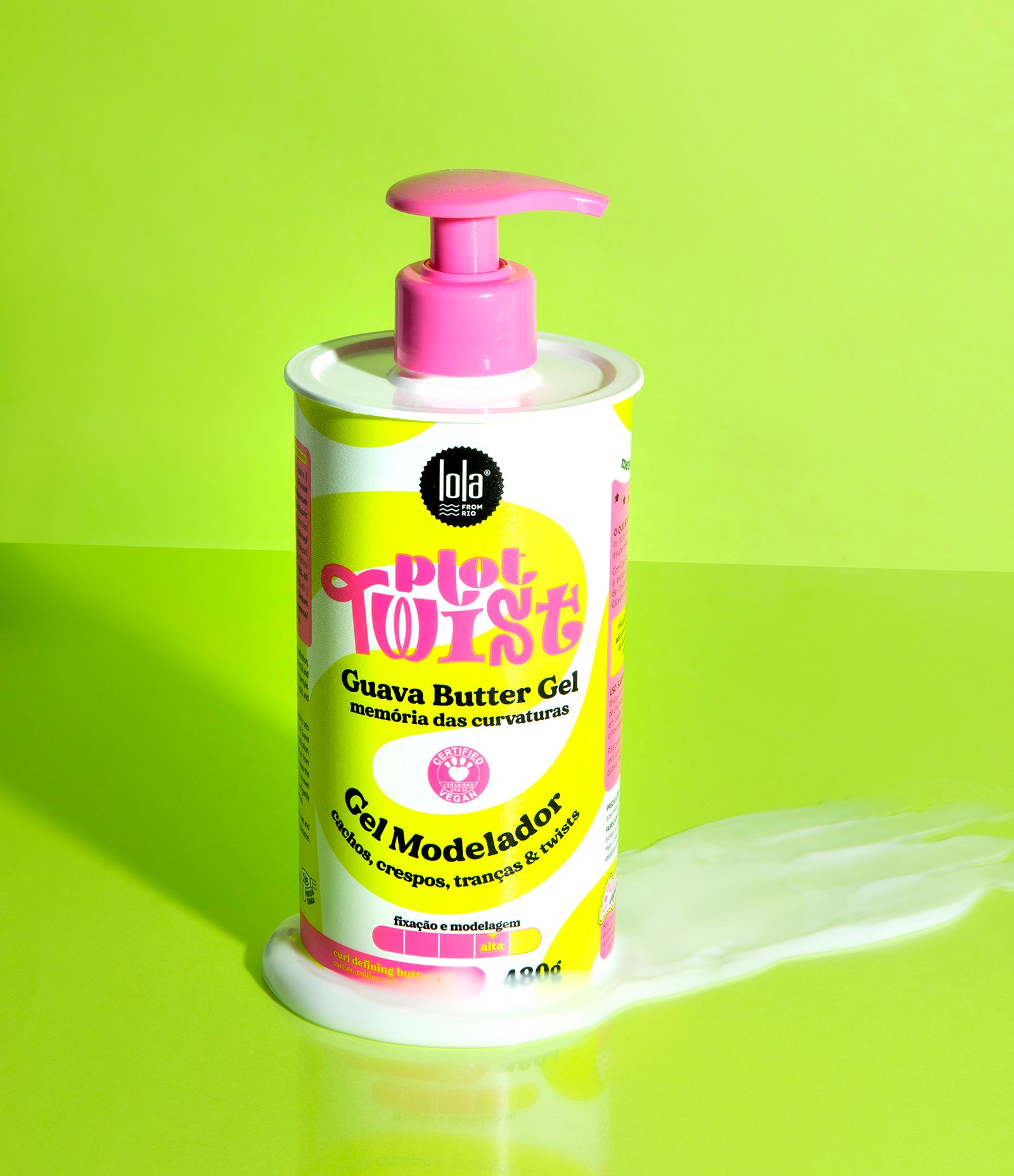Gel Modelador Capilar Guava Butter Plot Twist 480g Lola Cosmetics 480G 1
