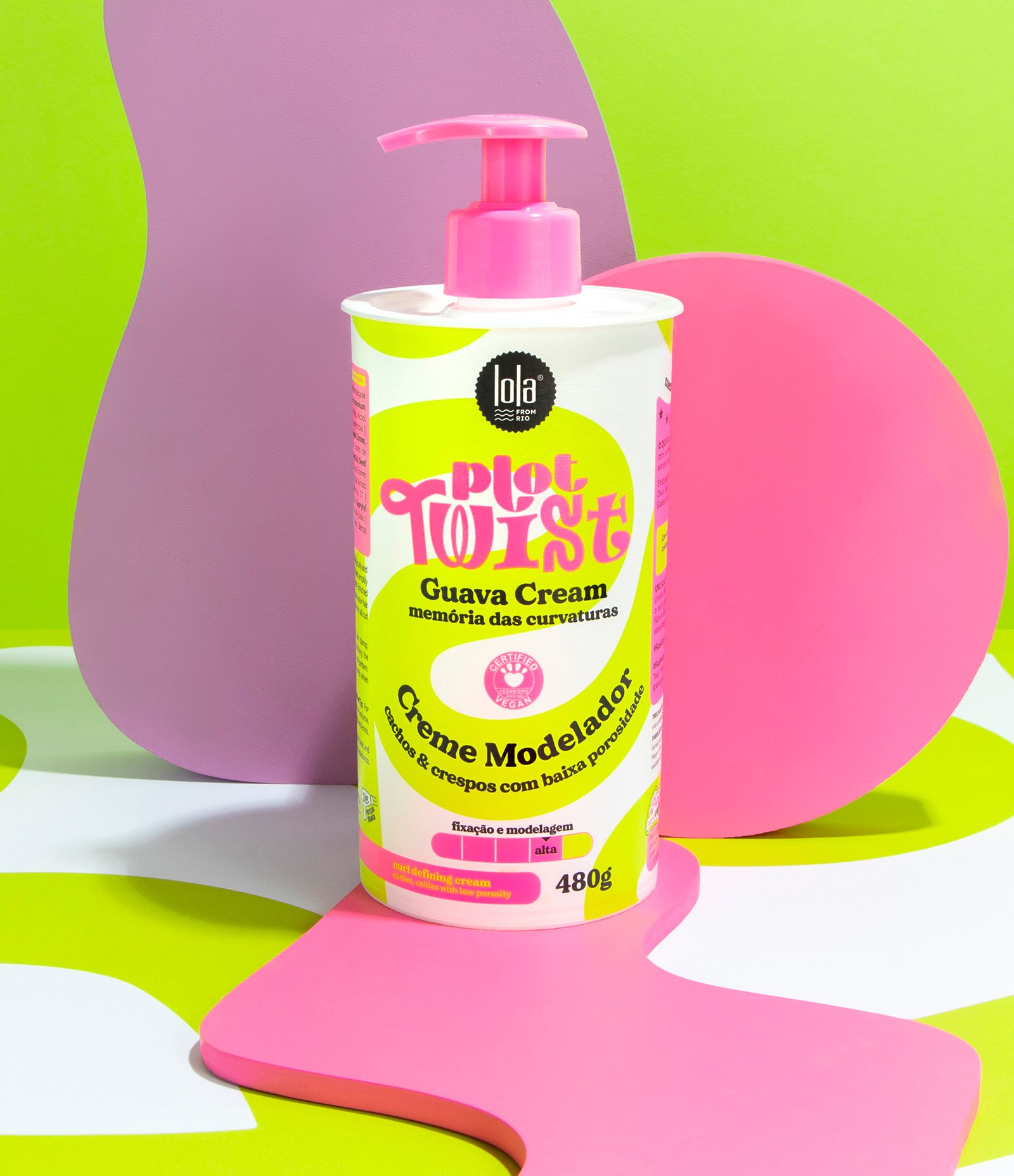 Creme Modelador Capilar Guava Butter Plot Twist 480g Lola Cosmetics 480G 2