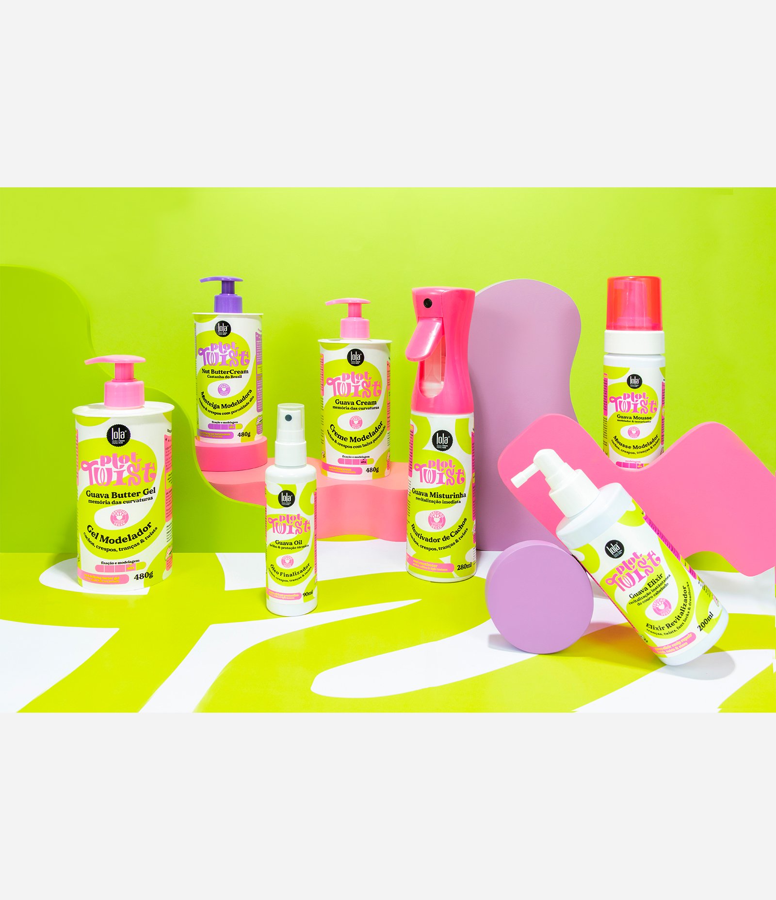 Creme Modelador Capilar Guava Butter Plot Twist 480g Lola Cosmetics 480G 3