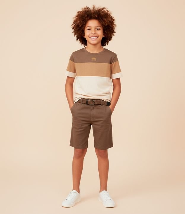 Cor: Bege/Marrom | Tamanho: 13-14