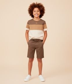 Camiseta Infantil com Estampa California e Recortes Texturizados - Tam 5 a 14 Anos