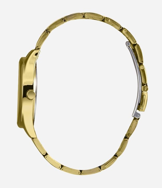 Relógio Feminino Lince Analogio com Caixa e Pulseira de Metal  Dourado 2