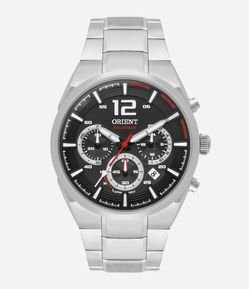Relógio Masculino Orient Analogico com Caixa e Pulseira de Aço 