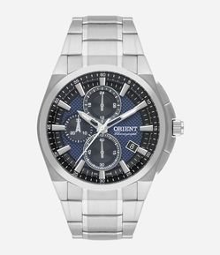 Relógio Masculino Orient Analógico com Caixa e Pulseira de Aço 