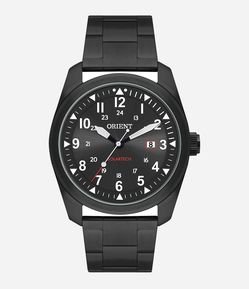 Relógio Masculino Orient Analogico com Caixa e Pulseira de Aço 