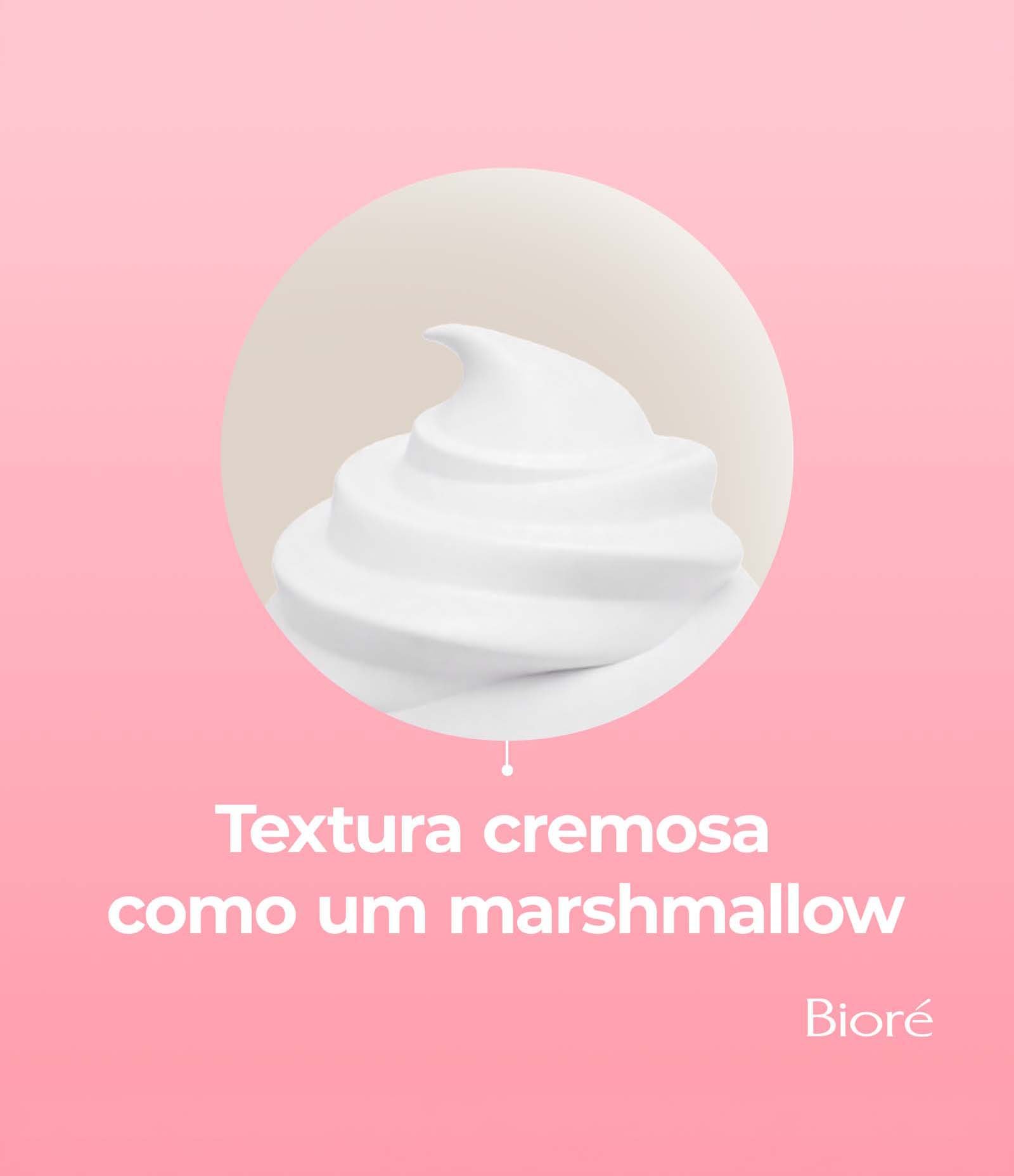 Refil Sabonete Líquido Facial Bioré Marshmallow Whip Moisture 200ml 3