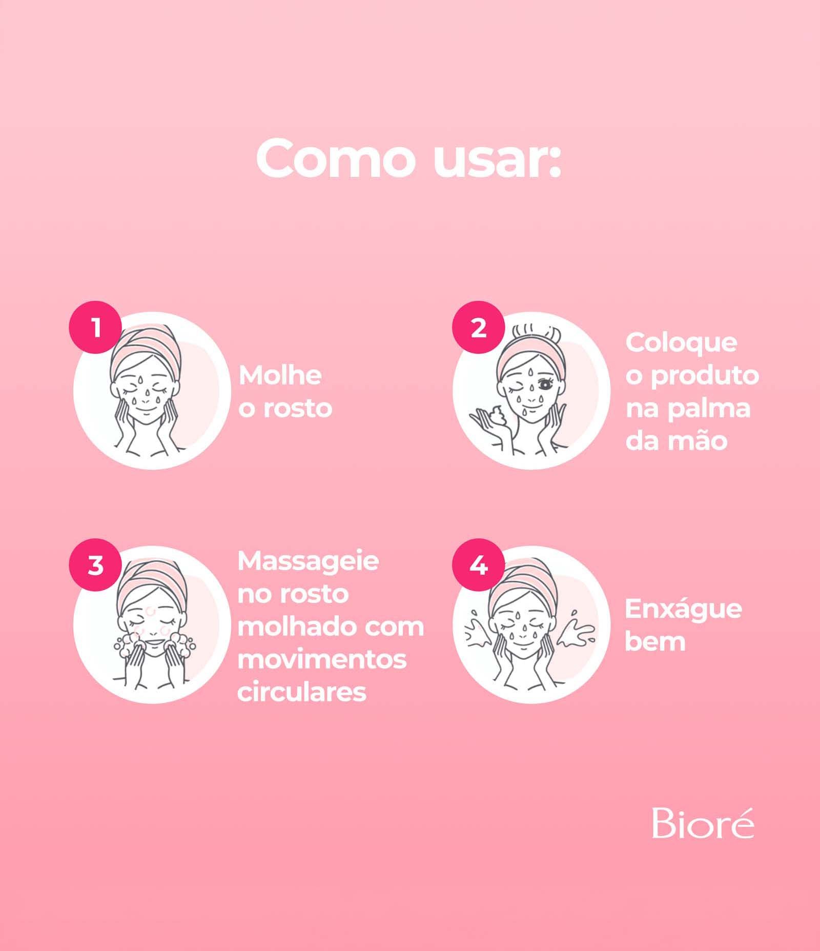 Refil Sabonete Líquido Facial Bioré Marshmallow Whip Moisture 200ml 4