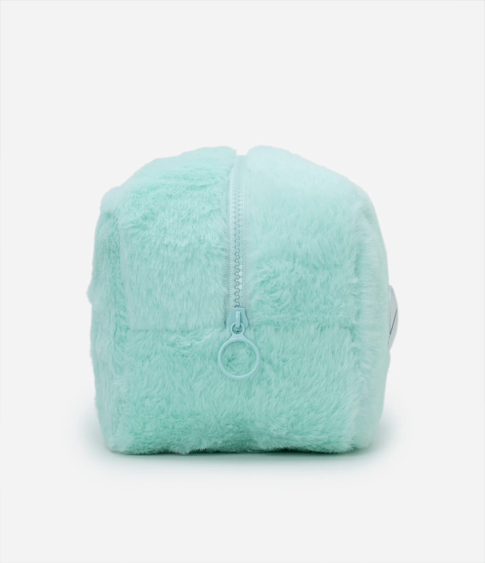 Nécessaire Retangular Média Fleece com Estampa Furry com Olhos Azul Claro 2