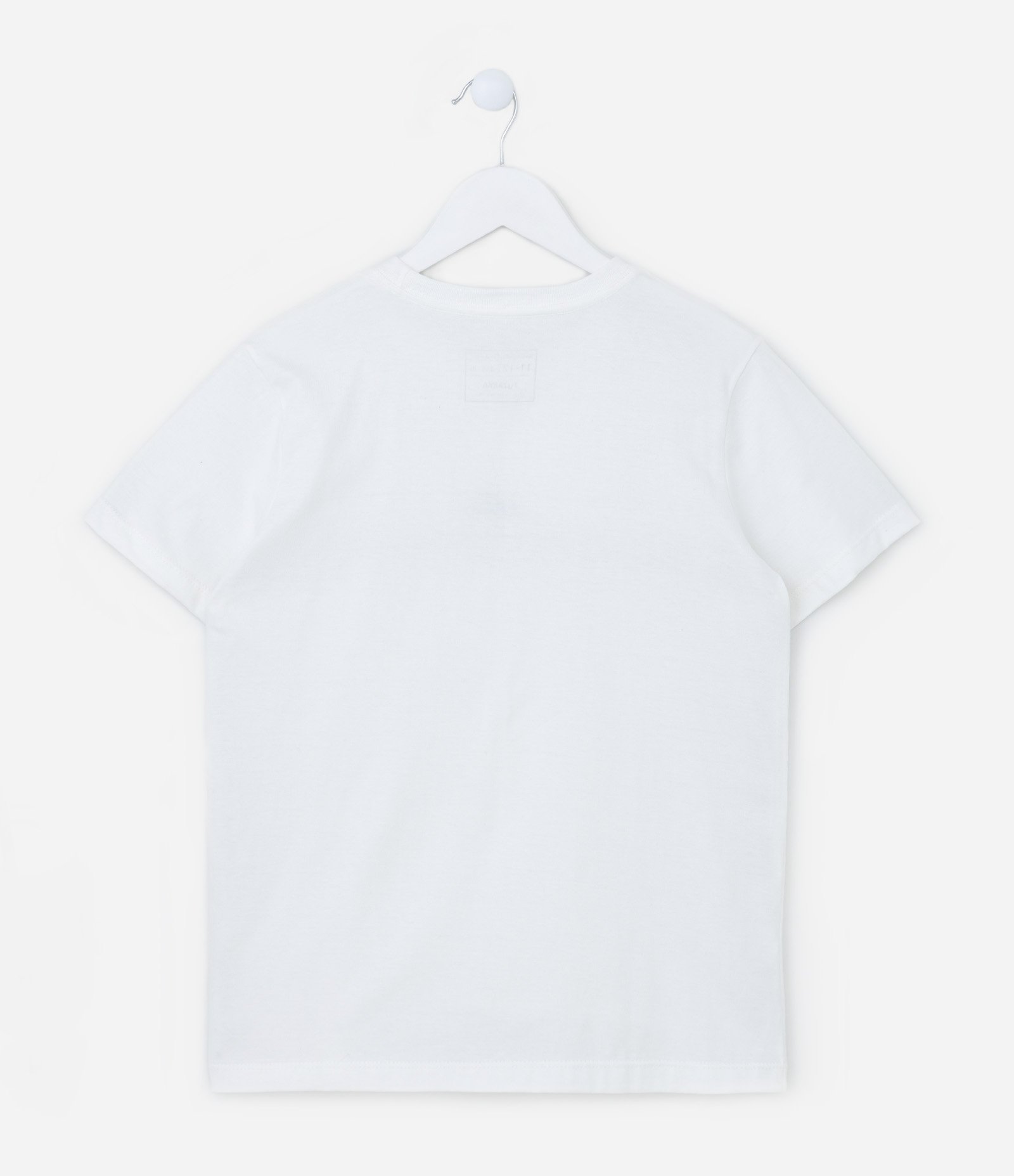 Camiseta Infantil com Estampa de Paisagem - Tam 5 a 14 anos Branco 2