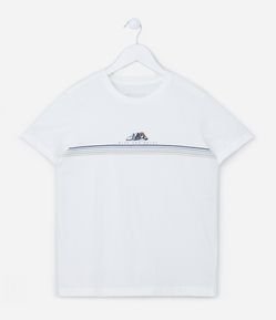 Camiseta Infantil com Estampa de Paisagem - Tam 5 a 14 anos