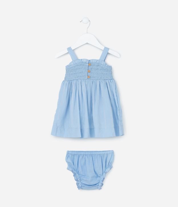 Cor: Azul | Tamanho: 9-12M