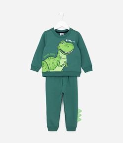 Conjunto Infantil em Moletom Quentinho Estampa Dino Toy Story - Tam 1 a 5 anos