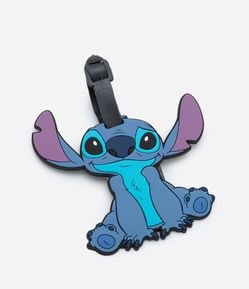 Tag Para Mala em Plástico Estampa Stitch