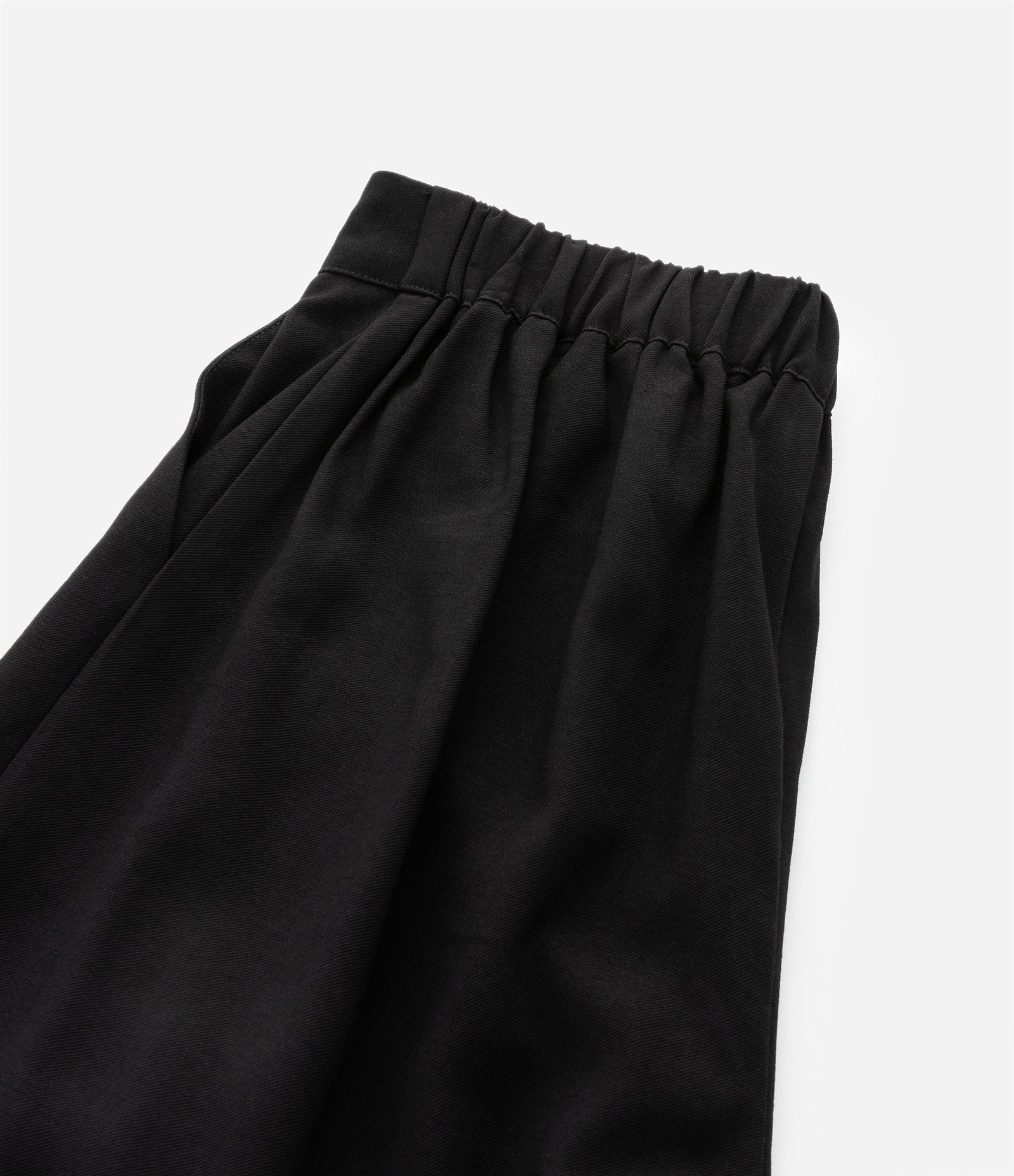 Calça Wide Leg Infantil em Viscose com Pregas - Tam 5 A 14 Anos Preto 5