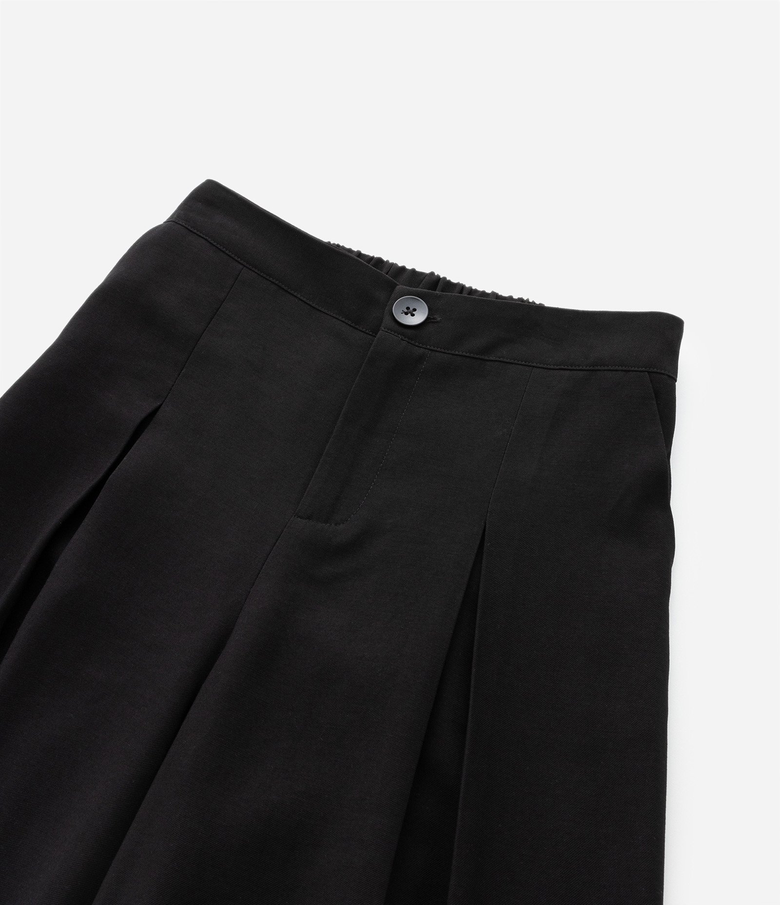 Calça Wide Leg Infantil em Viscose com Pregas - Tam 5 A 14 Anos Preto 6