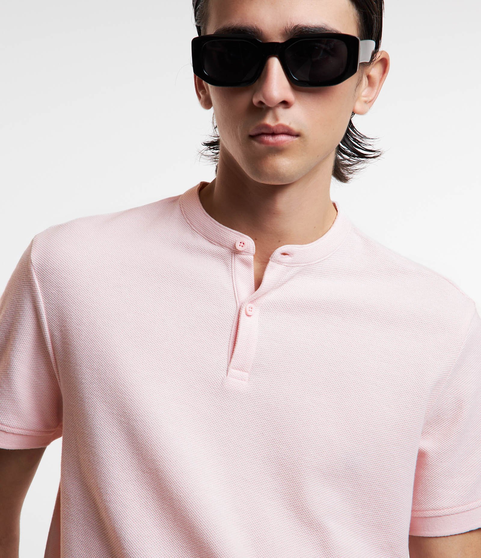 Camisa Polo Slim em Piquet Texturizado 3