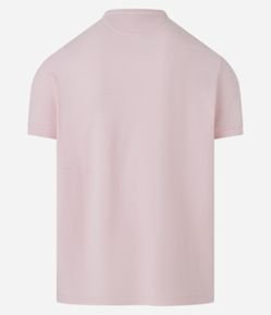 Camisa Polo Slim em Piquet Texturizado