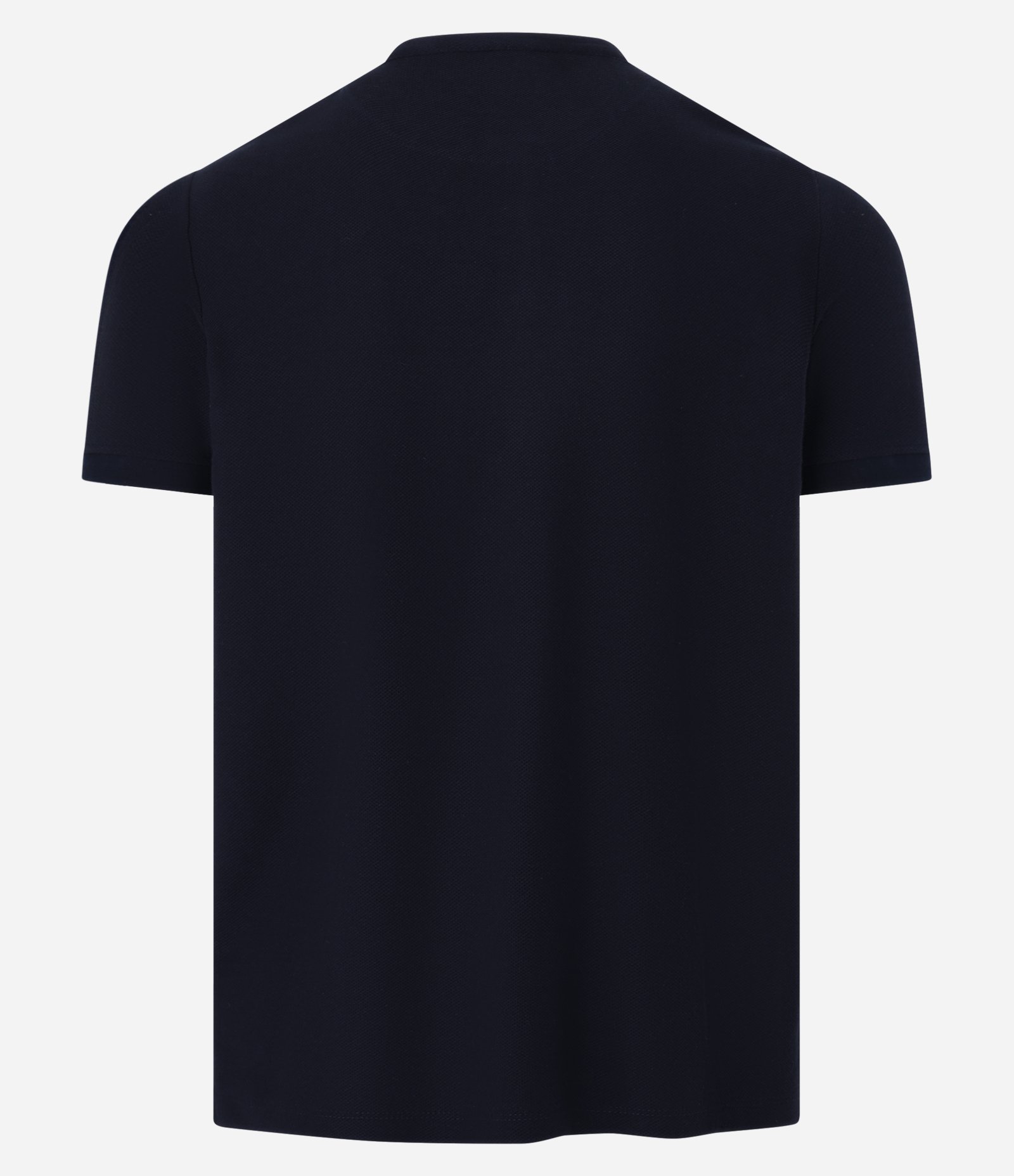 Camisa Polo Slim em Piquet Texturizado Azul Marinho 7