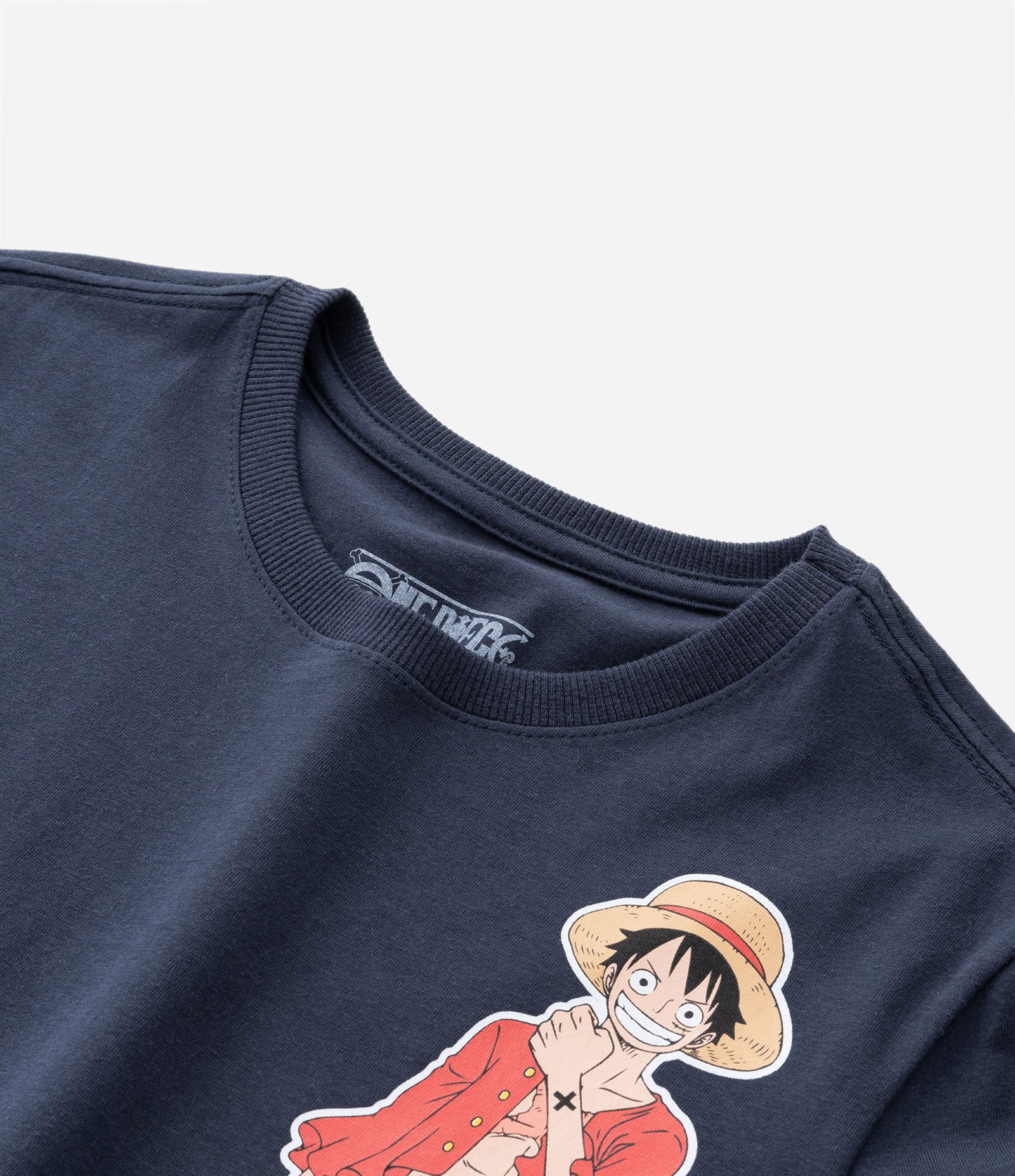 Camiseta Infantil com Estampa do Captain do One Piece - Tam 5 a 14 anos Cinza Azulado 4
