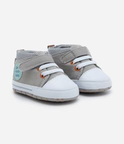 Tênis Infantil Com Cadarço E Velcro - Tam 14 a 19 Meses