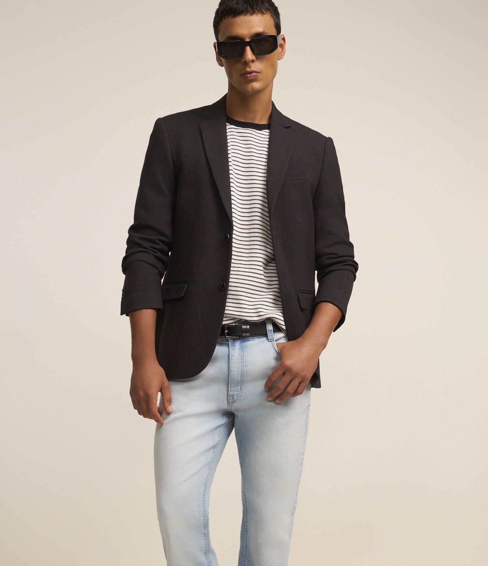 Calça Slim Jeans com Bolsos Azul 2