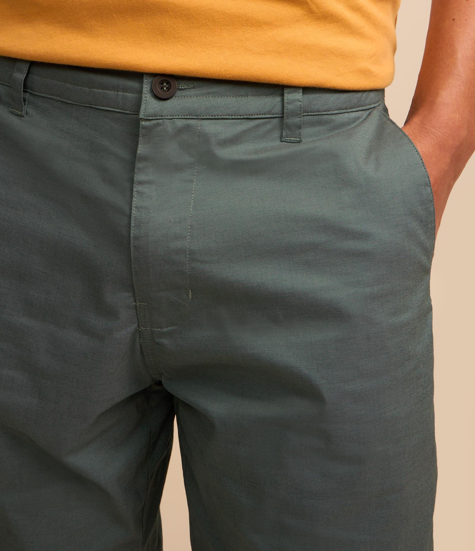 Bermuda com Textura no Cós e Cordão Interno Azul 4