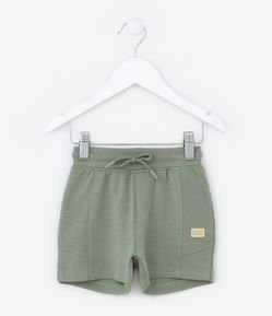 Bermuda Infantil em Modal com Recortes - Tam 1 a 5 anos