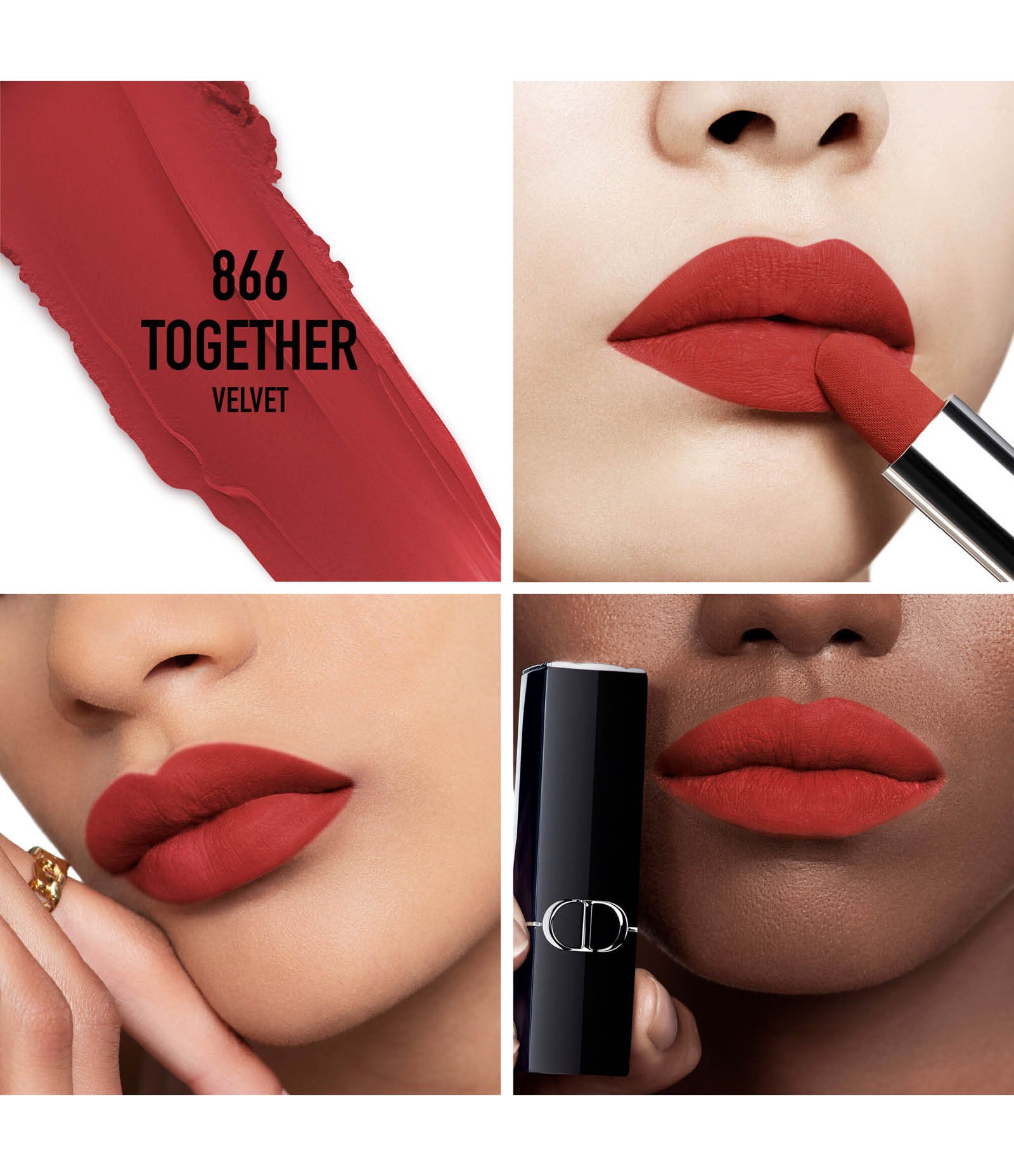 Batom Rouge Dior Satin 999 3