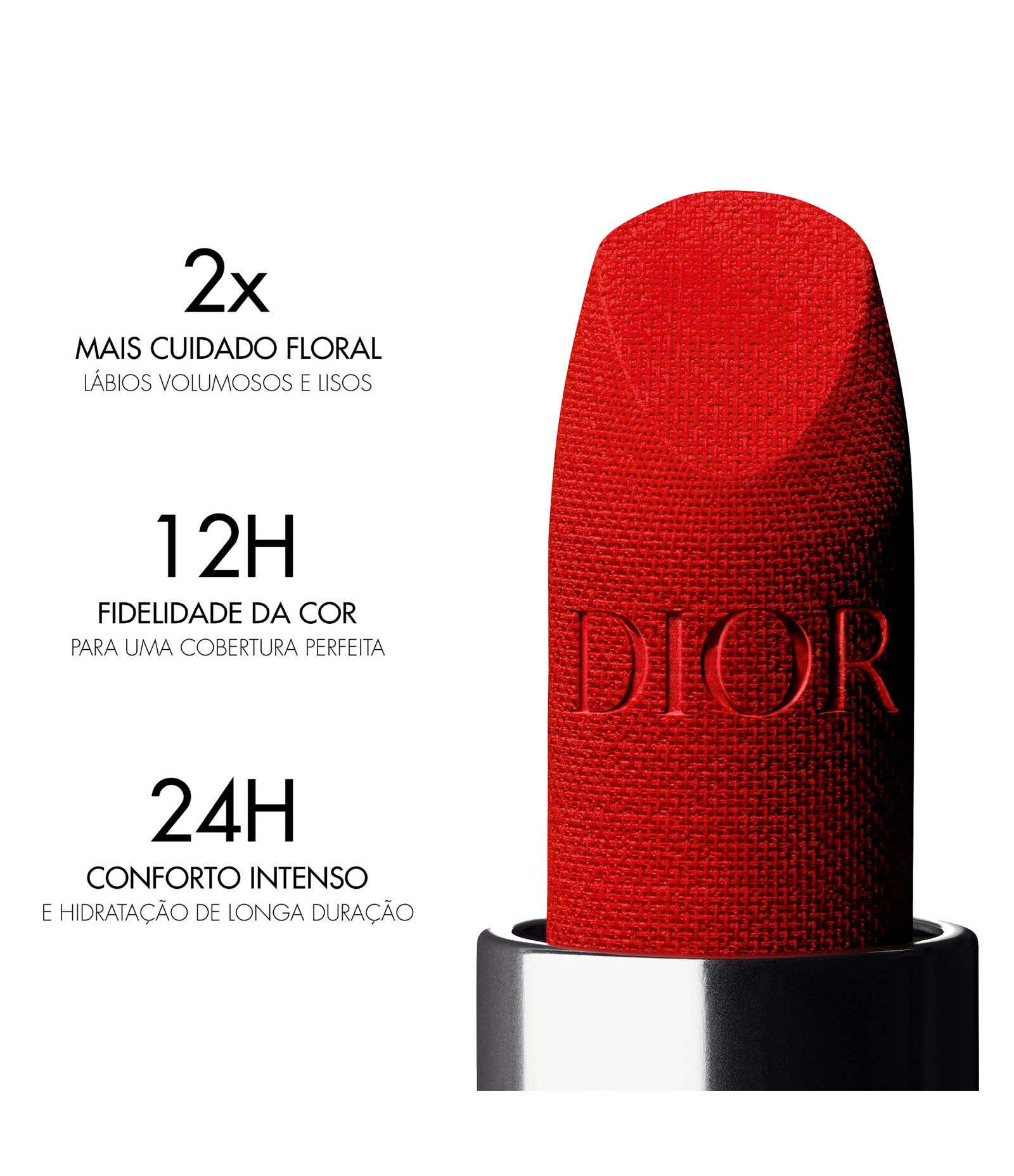 Batom Rouge Dior Velvet 666 Rouge En Diable 5