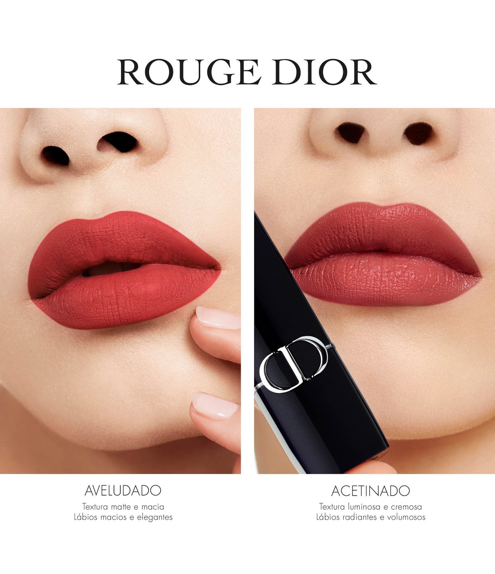 Batom Rouge Dior Velvet 666 Rouge En Diable 6