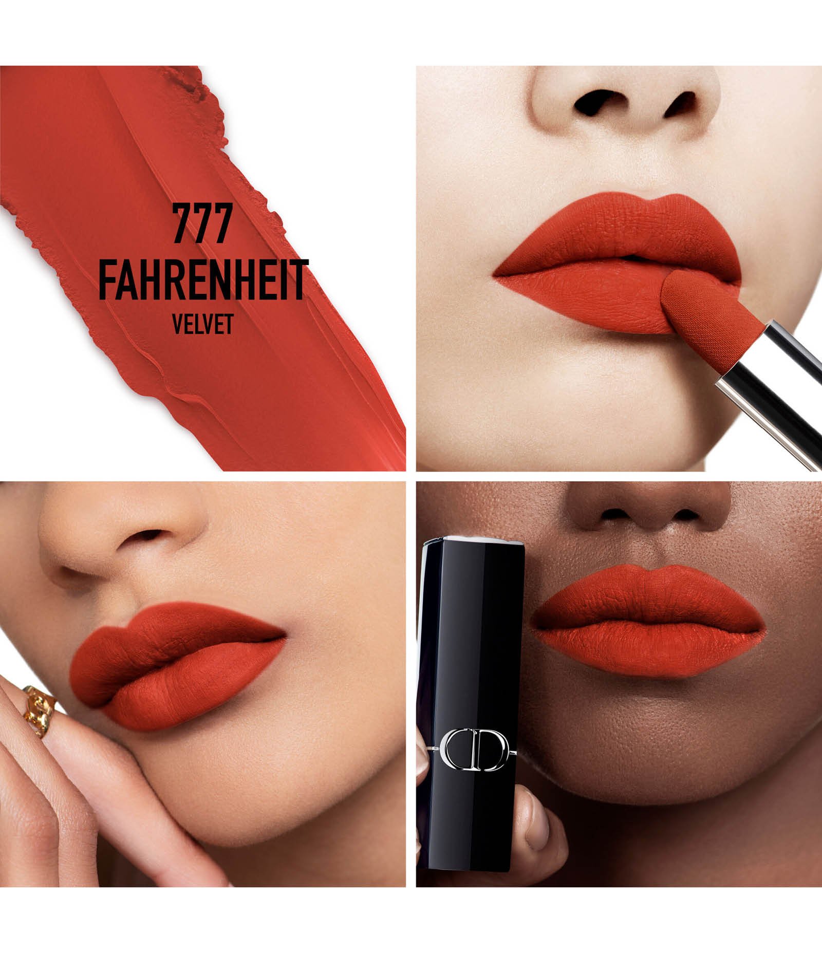 Batom Rouge Dior Velvet 777 Fahrenheit 3