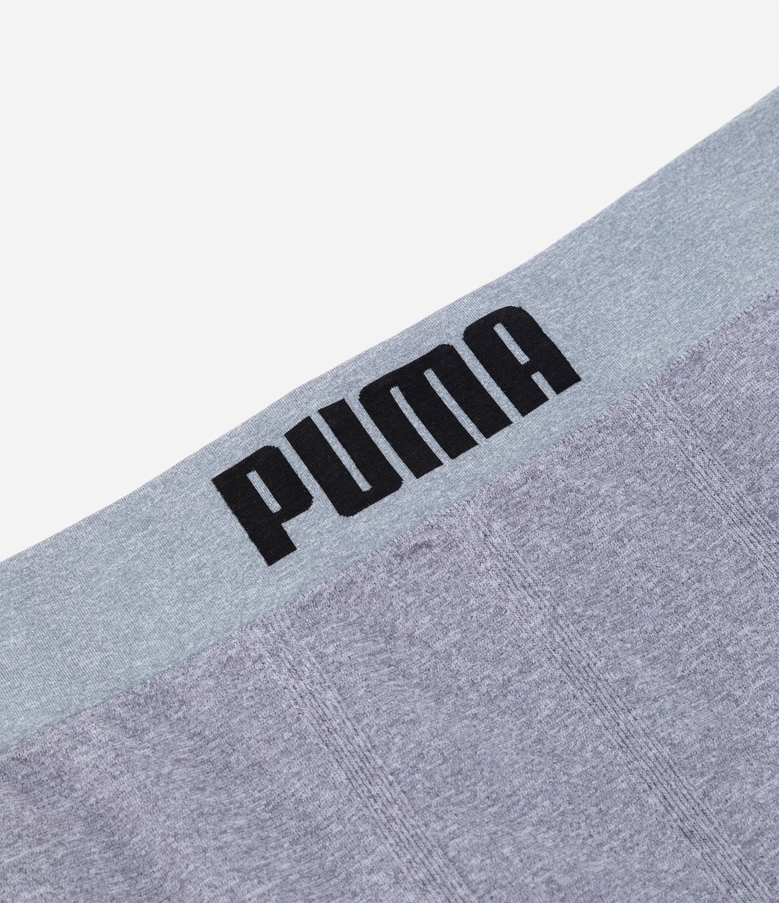 Cueca Boxer em Poliamida com Estampa Puma Cinza 2