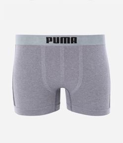 Cueca Boxer em Poliamida com Estampa Puma