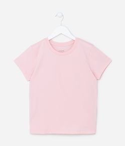 Camiseta Básica Infantil em Algodão - Tam 5 a 14 anos