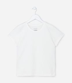 Camiseta Básica Infantil em Algodão - Tam 5 a 14 anos