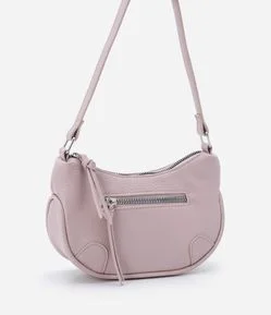 Bolsa Baguete Infantil em PU com Recortes e Bolsinho - Tam U