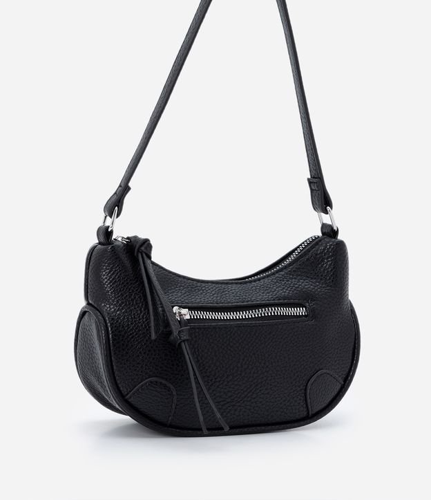 Bolsa Baguete Infantil em PU com Recortes e Bolsinho - Tam U