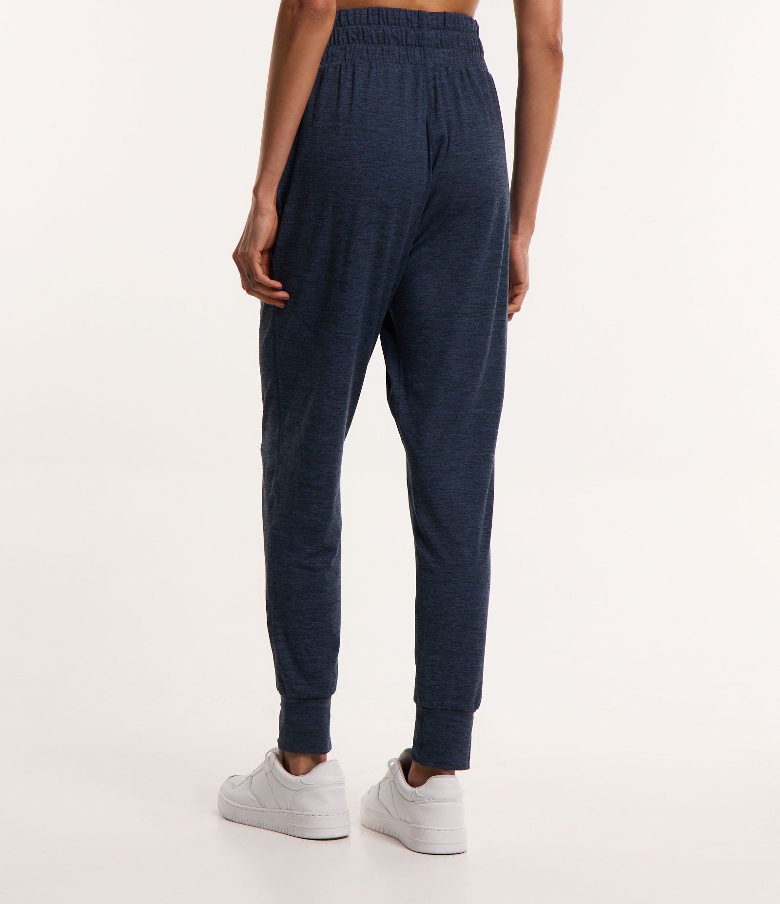 Calça Jogger Esportiva com Cós Regulável e Toque Suave Azul 3