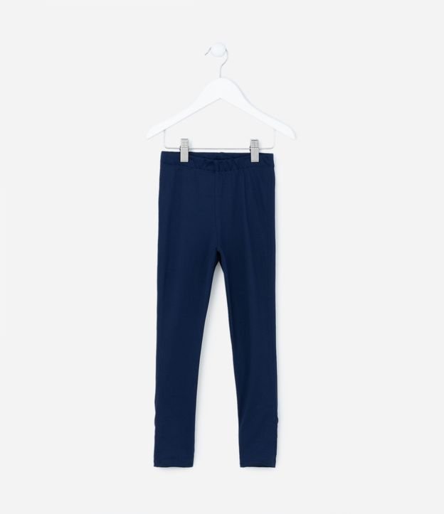 Calça de Pijama Infantil em Malha Térmica - Tam 4 a 14 anos