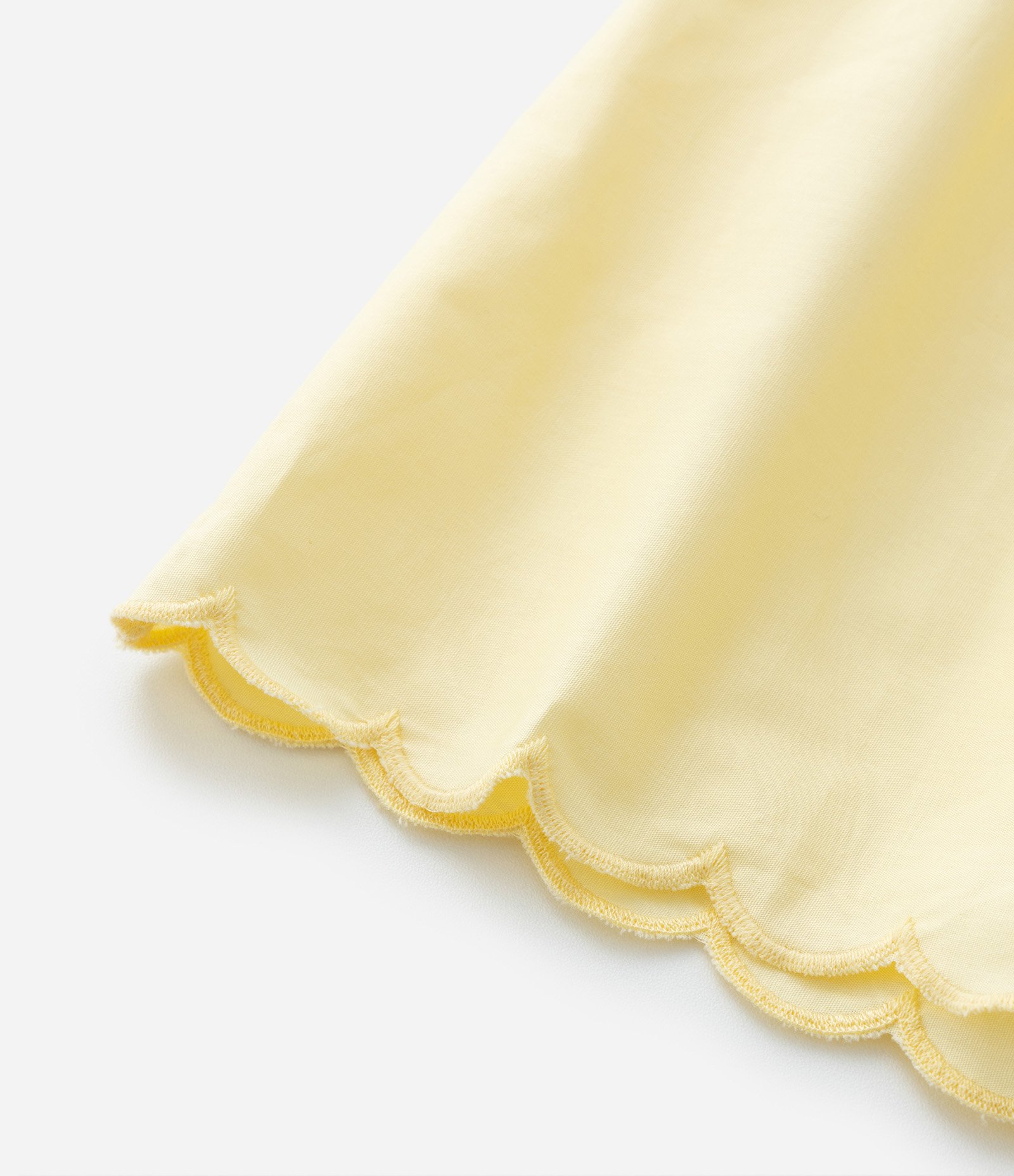 Vestido Infantil em Tricoline com Laços Aplicados - Tam 1 a 5 Anos Amarelo 3