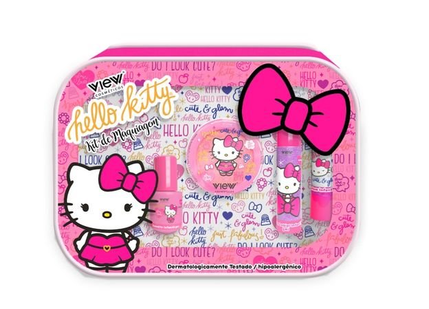Kit Nécessaire Maquiagem Hello Kitty