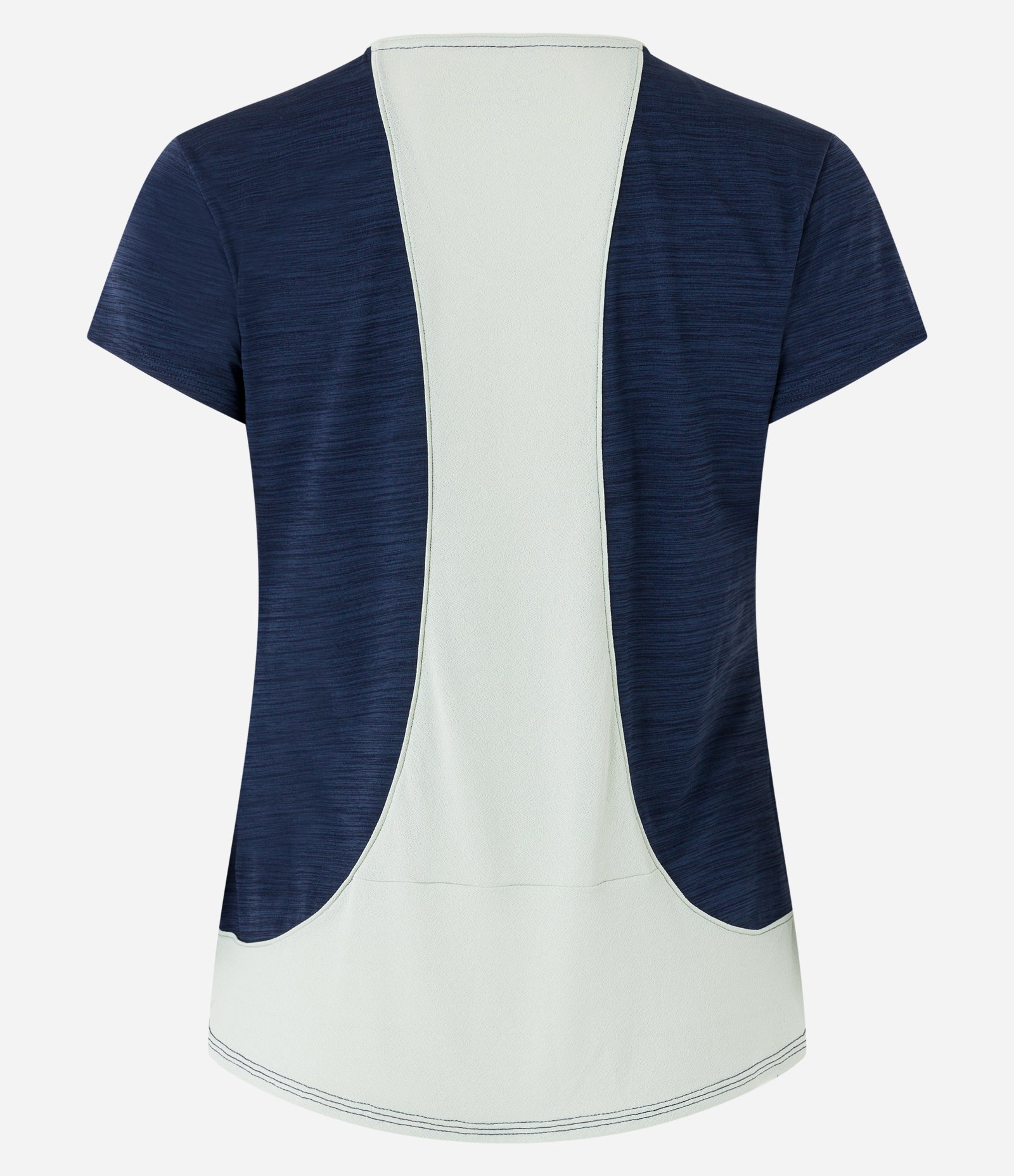Camiseta Esportiva em Poliamida com Recortes Azul 7