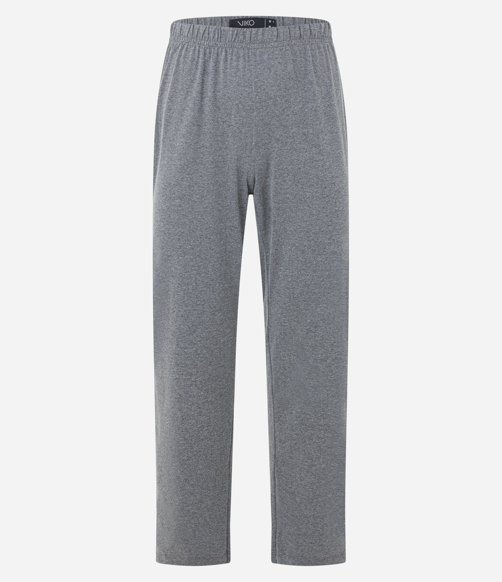 Pijama Longo em Malha com Camiseta Listrada Cinza/ Branco 7